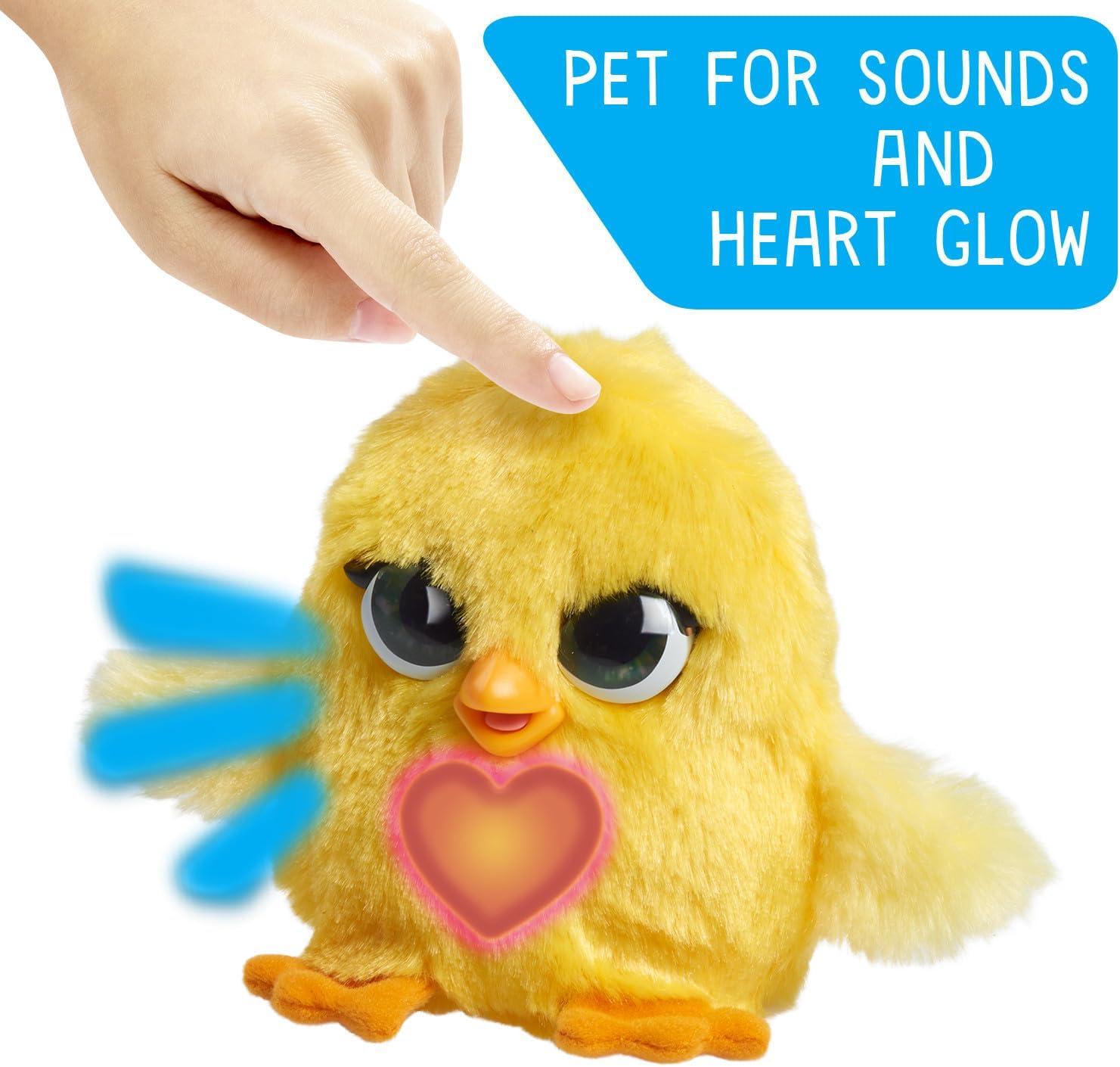 image:imageFurReal FuzzALots Chick Interactive Toy 375inch Realistic Plush with Over 25 Sounds and Reactions Easter Basket Fillers Gifts Presents Kids Toys for Ages 4 Up by Just Play