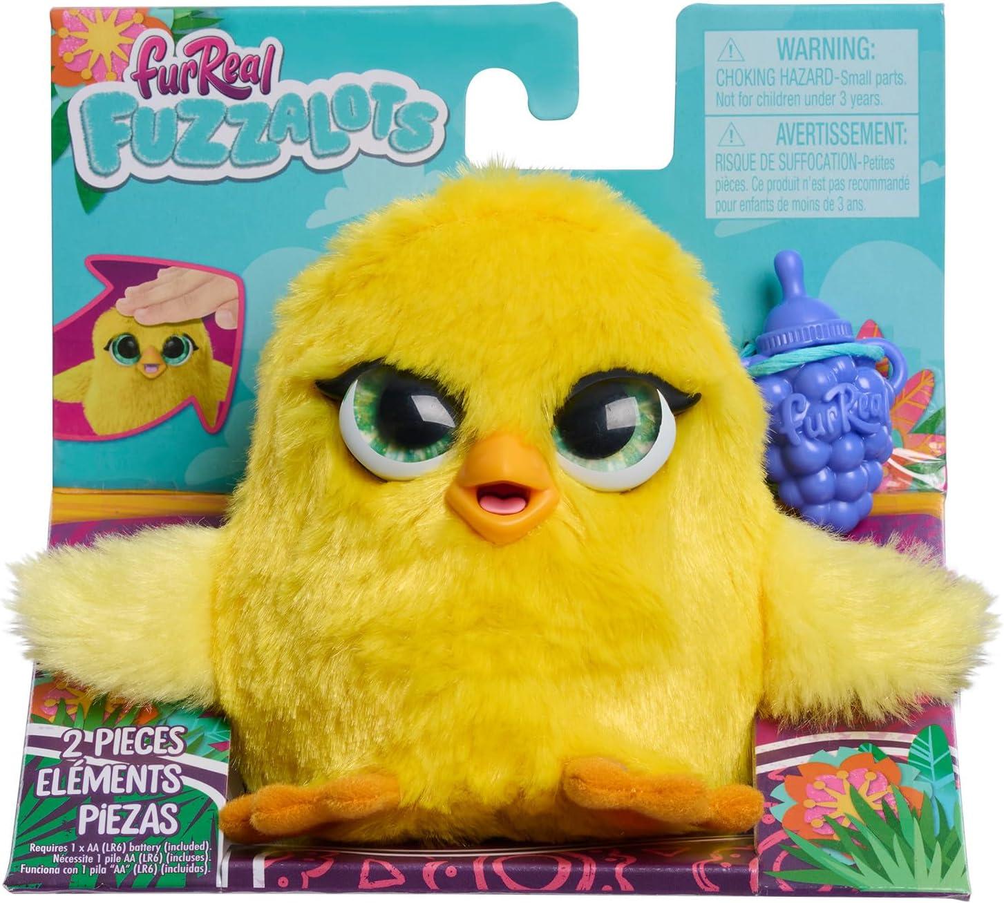 image:imageFurReal FuzzALots Chick Interactive Toy 375inch Realistic Plush with Over 25 Sounds and Reactions Easter Basket Fillers Gifts Presents Kids Toys for Ages 4 Up by Just Play