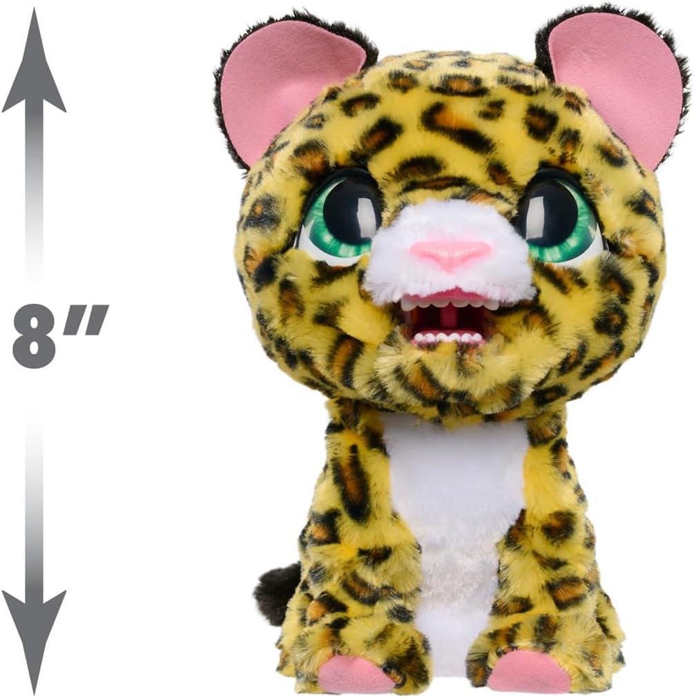 image:imageFurReal Lil Wilds Lolly The Leopard Interactive 8inch Plush Stuffed Animal with Over 35 Sounds and Reactions 6Pieces Kids Toys for Ages 4 Up by Just Play