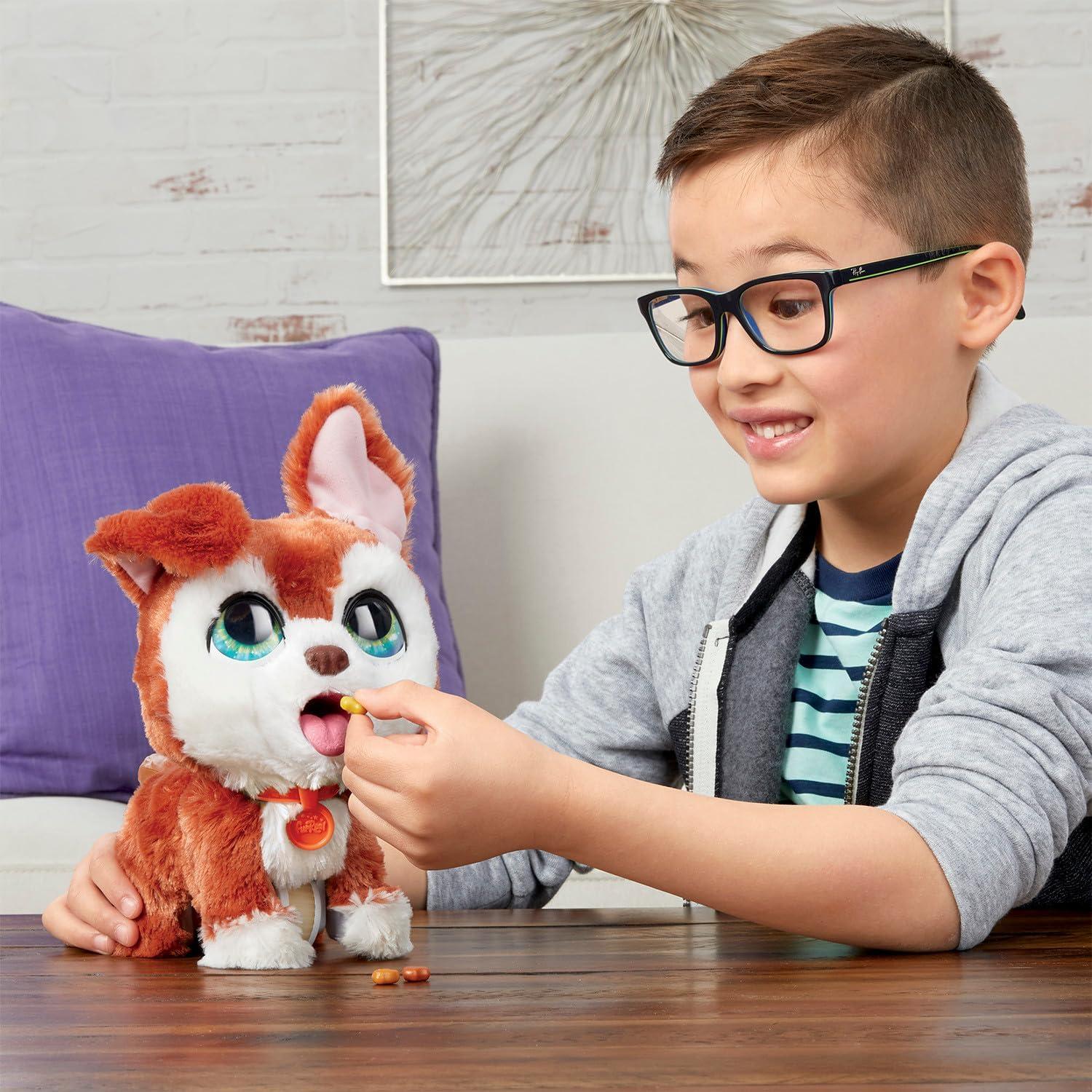 image:imageFurReal PoopALots Big Wags Interactive 8inch Walking Plush Stuffed Animal Pooping Puppy with Leash 14Pieces Kids Toys for Ages 4 Up by Just Play