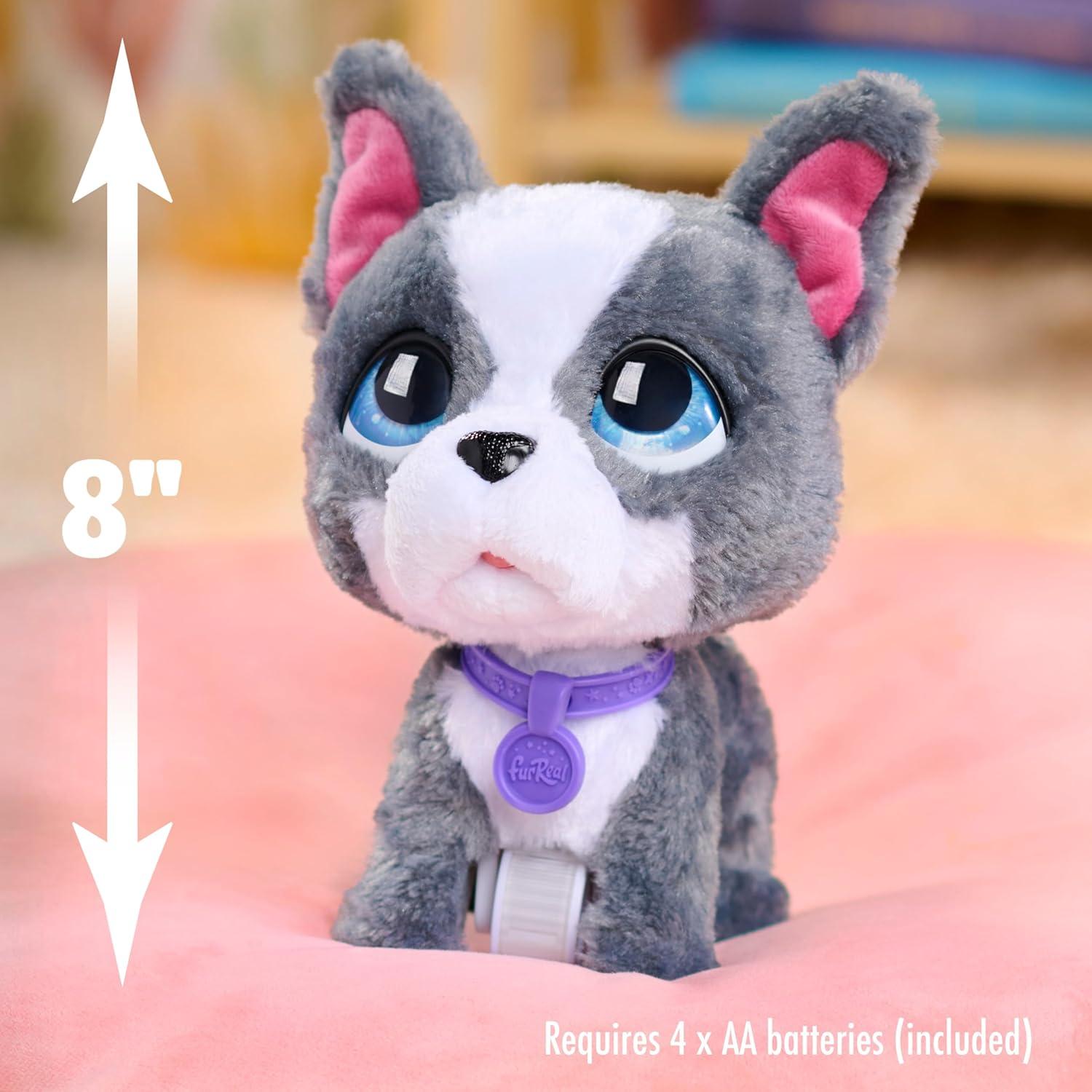 image:imageFurReal WalkALots French Bulldog 8 Inch Tall Interactive Toy Dog for Boys and Girls Ages 4 and Up by Just Play