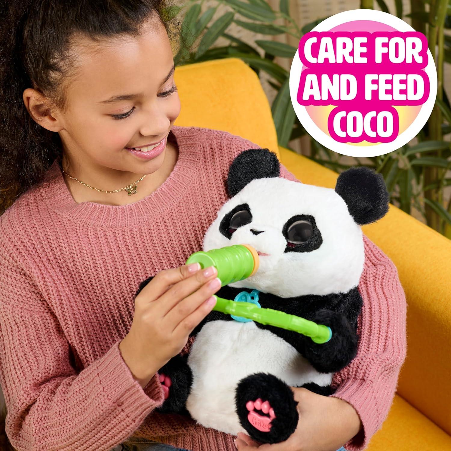 image:imageJust Play furReal Coco The Tumbling Panda 105 Inch Interactive Panda Toy for Boys and Girls Ages 4 and Up