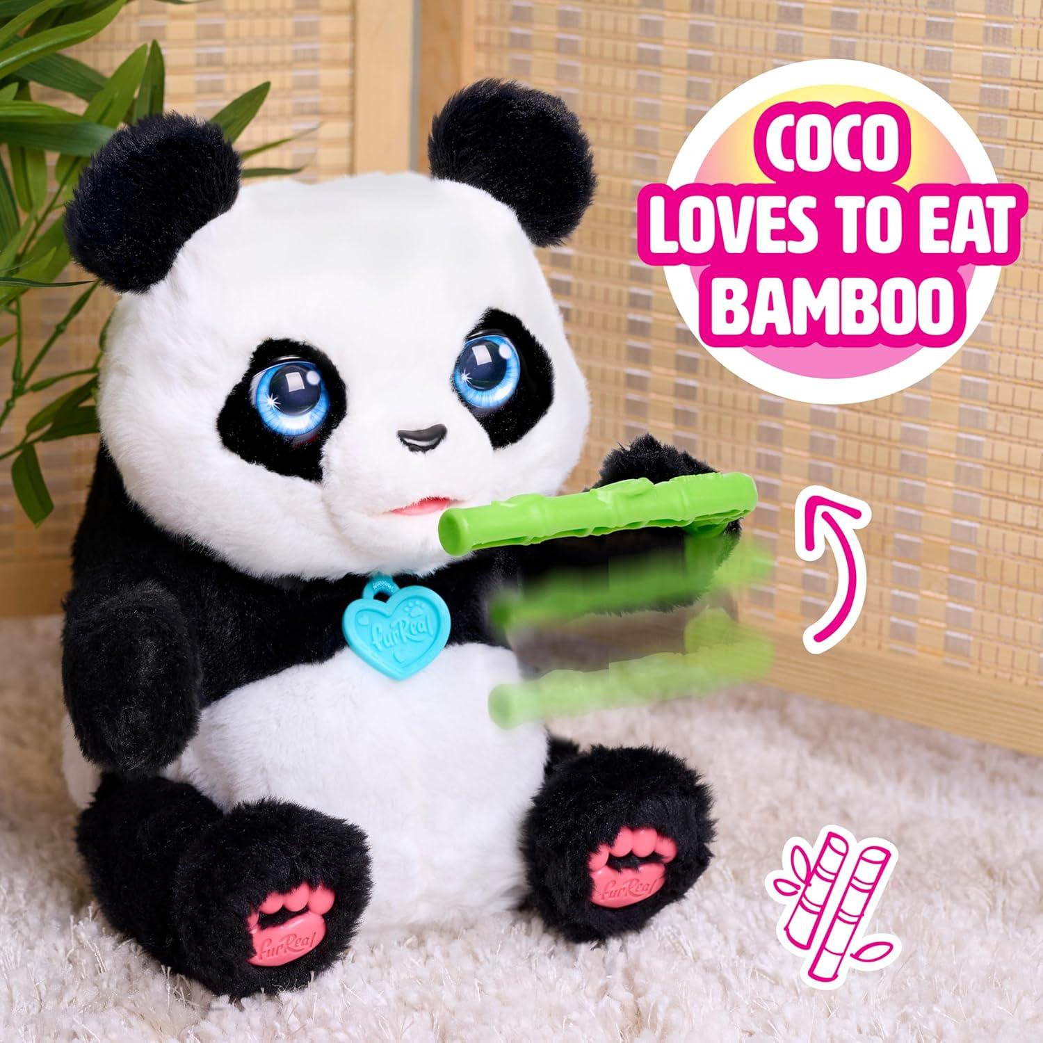 image:imageJust Play furReal Coco The Tumbling Panda 105 Inch Interactive Panda Toy for Boys and Girls Ages 4 and Up