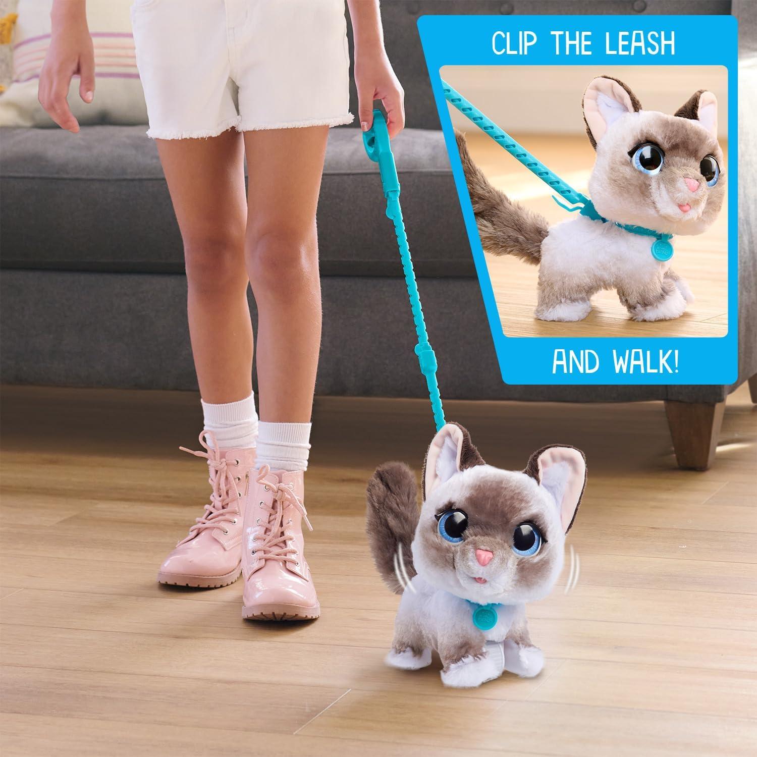 image:imagefurReal Wagalots Kitty Small Interactive Plush Faux Fur Kids Toys for Ages 4 Up by Just Play