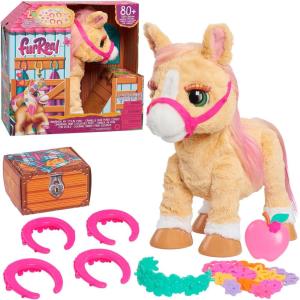 furReal Cinnamon My Stylin’ Pony, Kids Toys for Ages 4 Up by Just Play