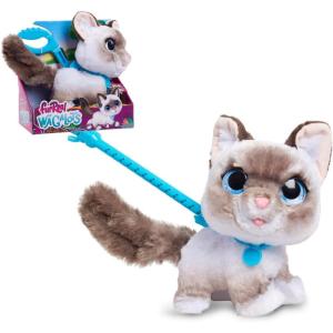 furReal Wagalots Kitty, Small Interactive Plush, Faux Fur, Kids Toys for Ages 4 Up by Just Play