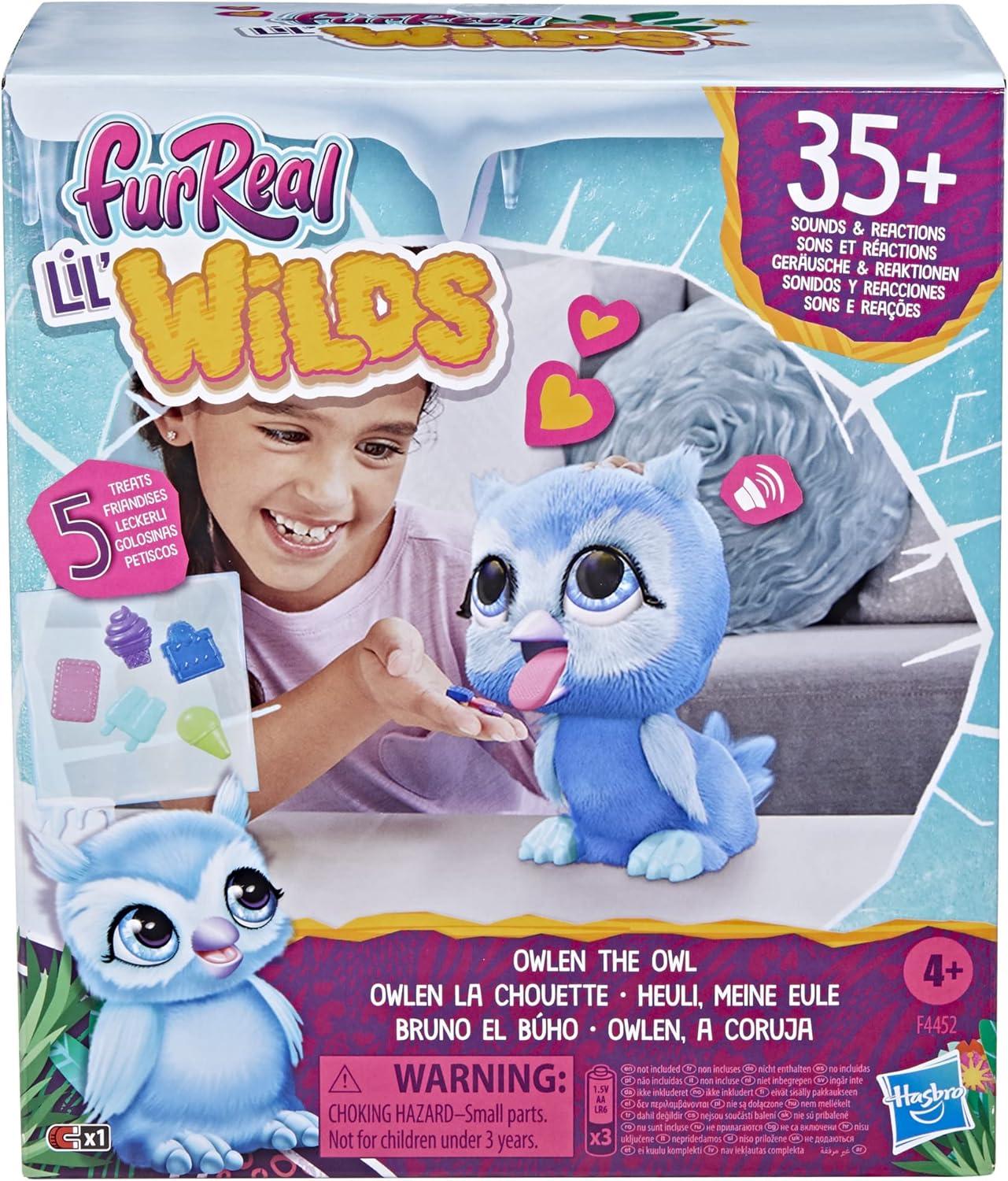 image:imageFurReal Lil Wilds Owlen The Owl Toy Electronic Pets with 35 Sounds and Reactions Interactive Toys for 4 Year Old Girls and Boys and Up