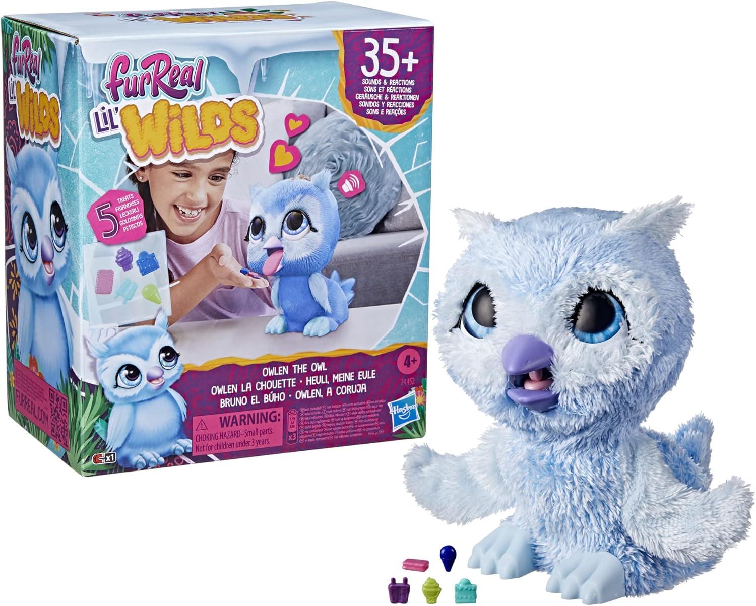 image:imageFurReal Lil Wilds Owlen The Owl Toy Electronic Pets with 35 Sounds and Reactions Interactive Toys for 4 Year Old Girls and Boys and Up
