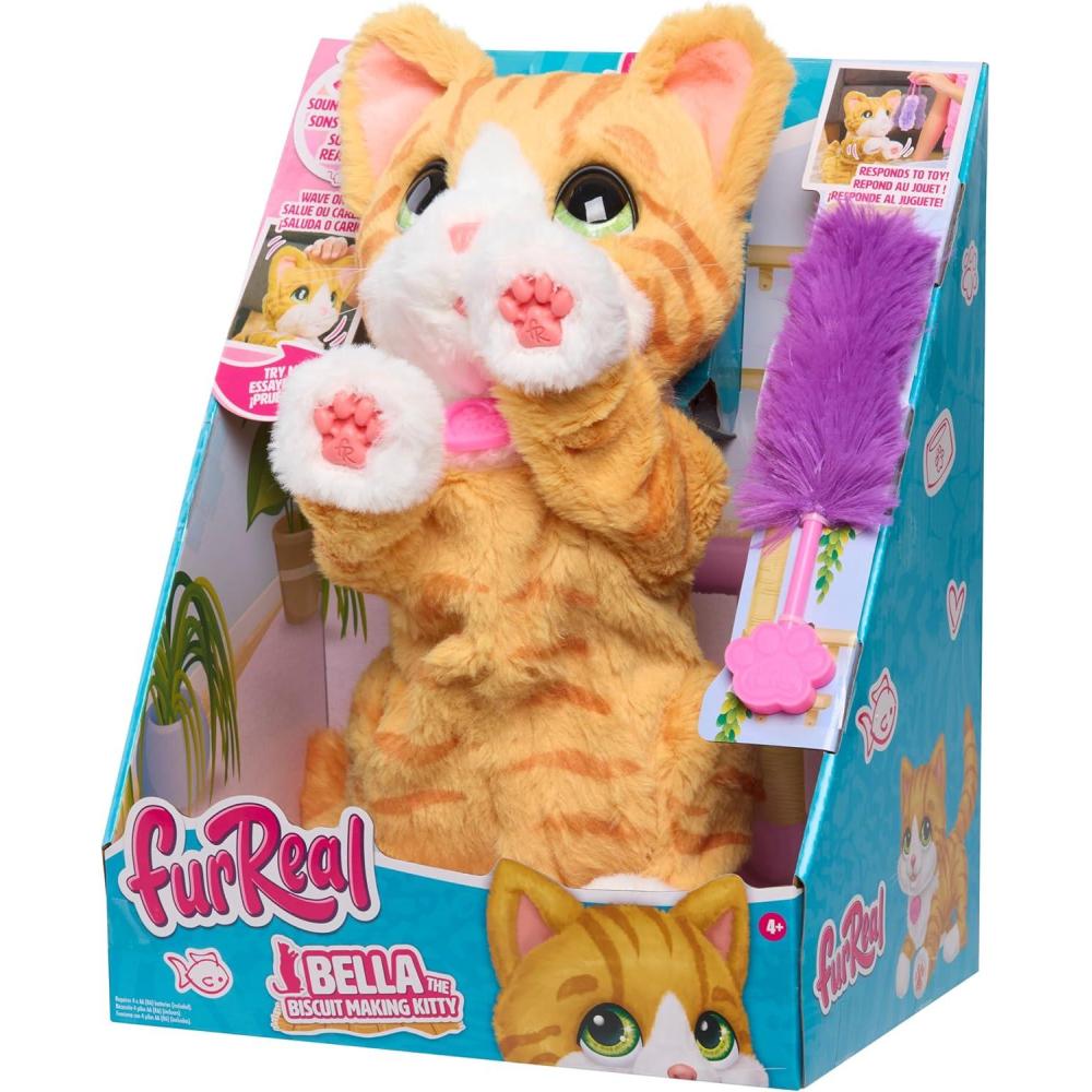 image:imageFurReal Bella The BiscuitMaking Kitty 10 Inch Interactive Cat Toy for Boys and Girls Ages 4 and Up