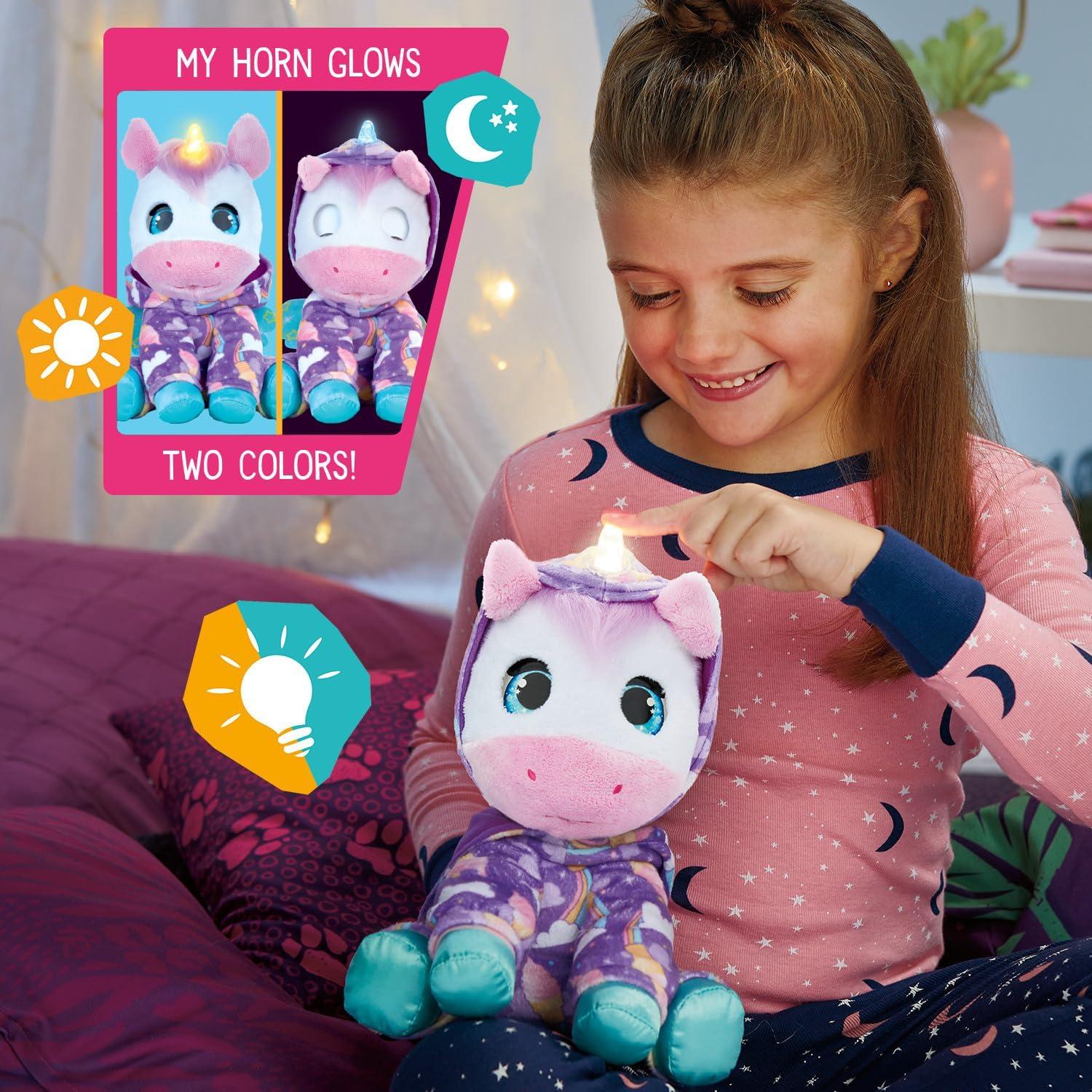 image:imagefurReal Sweet Jammiecorn Unicorn Interactive 8inch Plush Stuffed Animal with Lights and Over 30 Sounds and Reactions Kids Toys for Ages 4 Up by Just Play